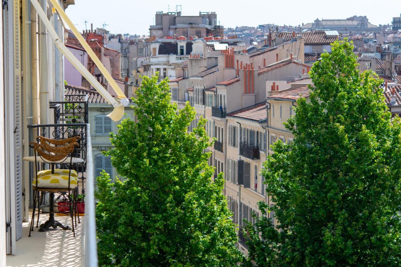 Balcon Filant, Vue 180, Store, Netflix, Clim ,Ascenseur, T2, Acces Avec Code Apartment Marseille Luaran gambar