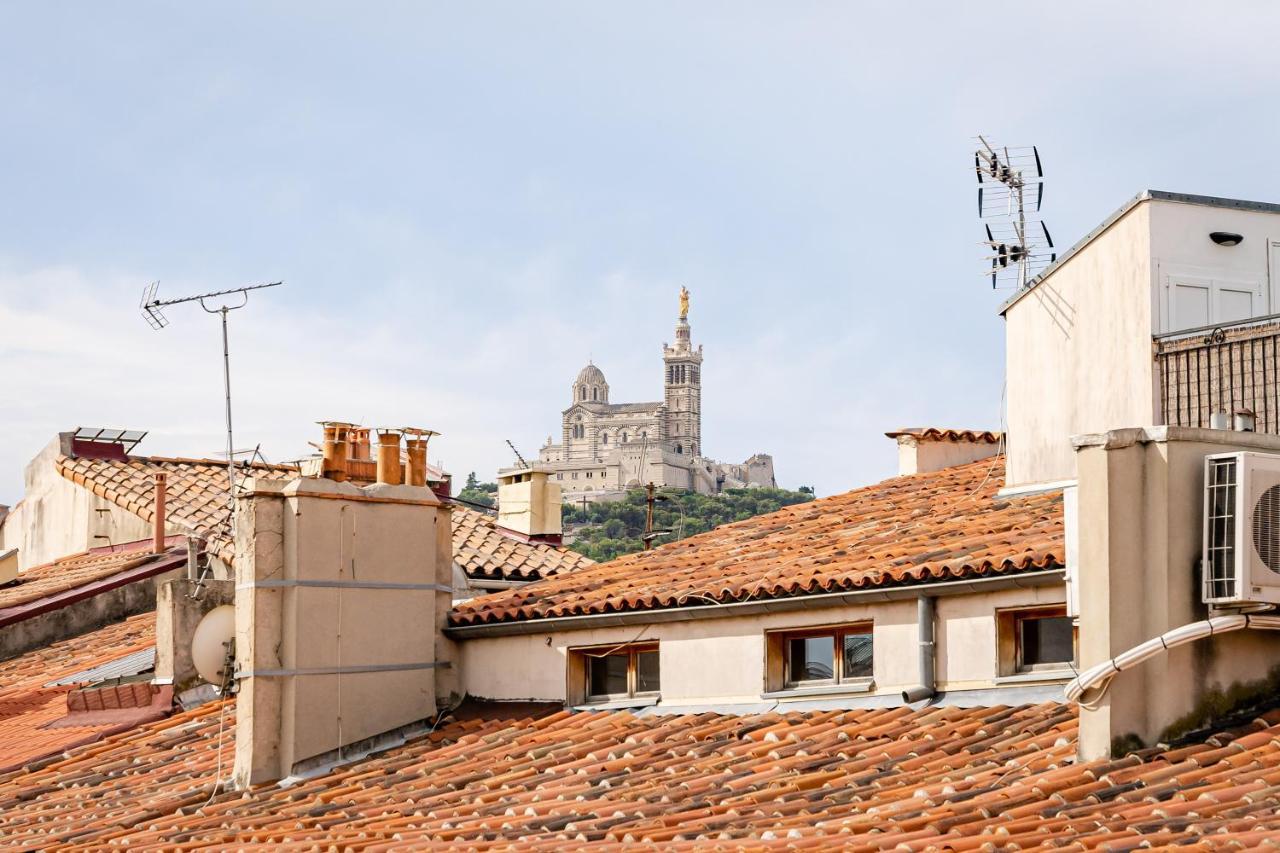 Balcon Filant, Vue 180, Store, Netflix, Clim ,Ascenseur, T2, Acces Avec Code Apartment Marseille Luaran gambar
