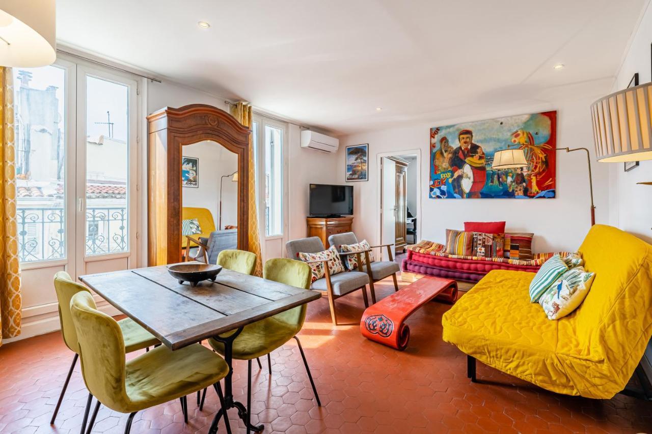 Balcon Filant, Vue 180, Store, Netflix, Clim ,Ascenseur, T2, Acces Avec Code Apartment Marseille Luaran gambar